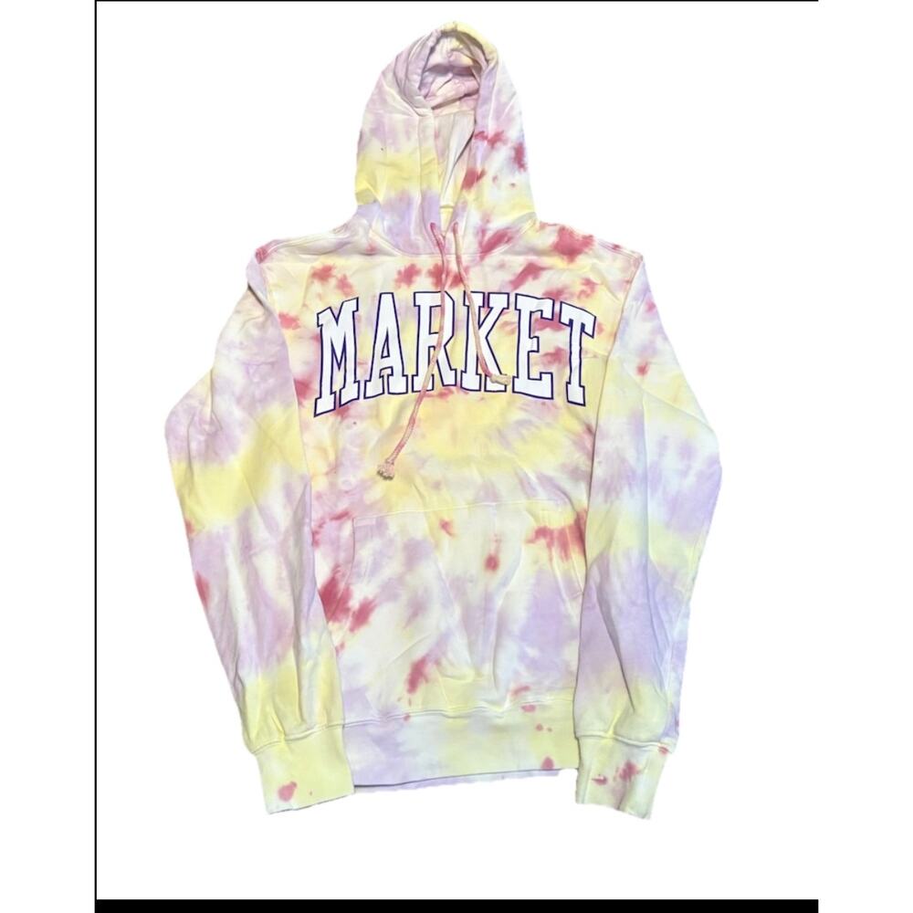 Unisex Market Tie-Dye Hoodie 100% cotton